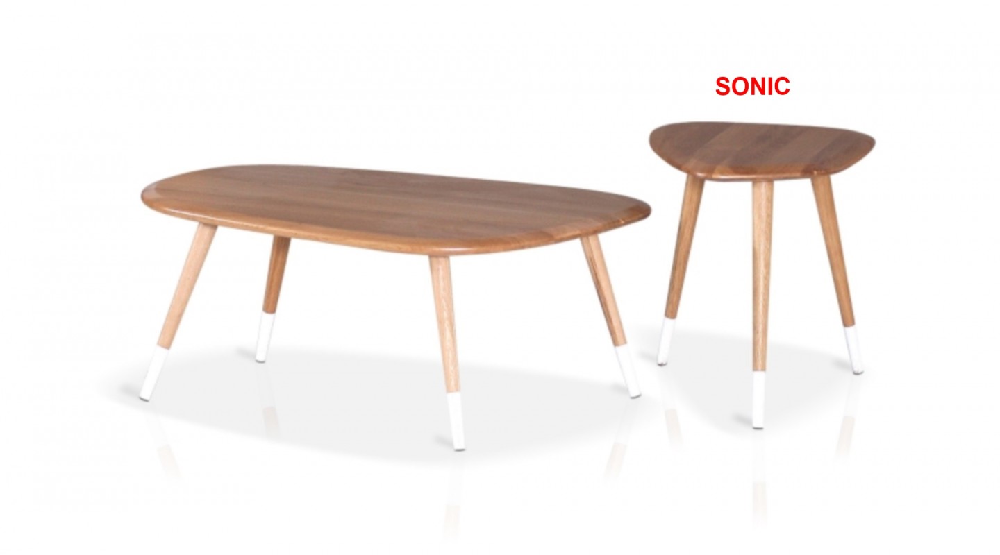 01490 Kaffeetisch Couchtisch Sonic Holz Table Skandinavisch