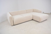 Ecksofa mit Schlaffunktion und Bettkasten, L-form 255x165x91 cm Lola