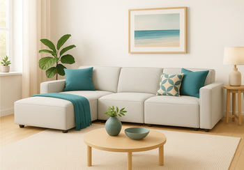 Ecksofa L-form, 3-Sitzer 284x102x70cm Lucas