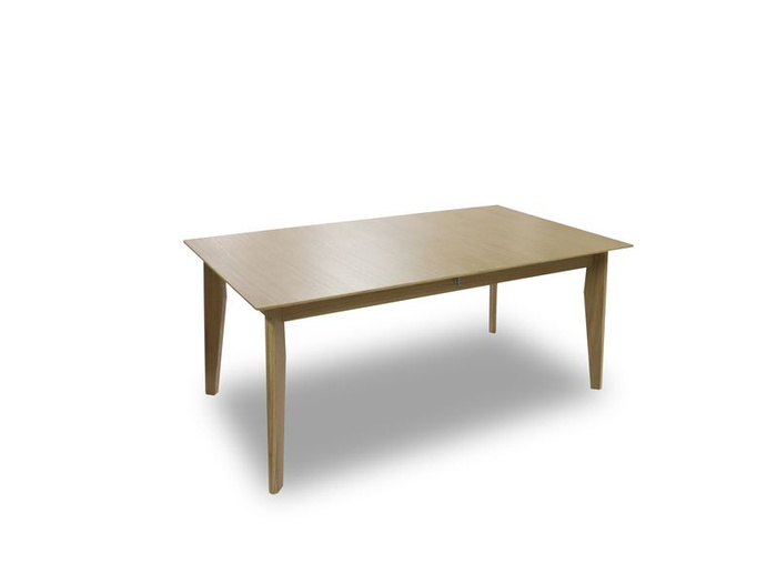 Ausziehbarer rechteckiger Tisch, 100 cm x 180–265 cm, Modell T67