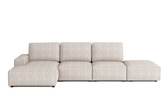 Modulare Ecksofa Links 341x166x90 cm L-form Fergi 