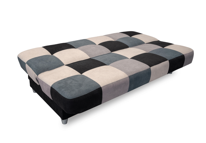 Sofa mit Schlaffunktion, Bettcouch, Schlafsofa mit Bettkasten Quadrat 190x58x98 cm