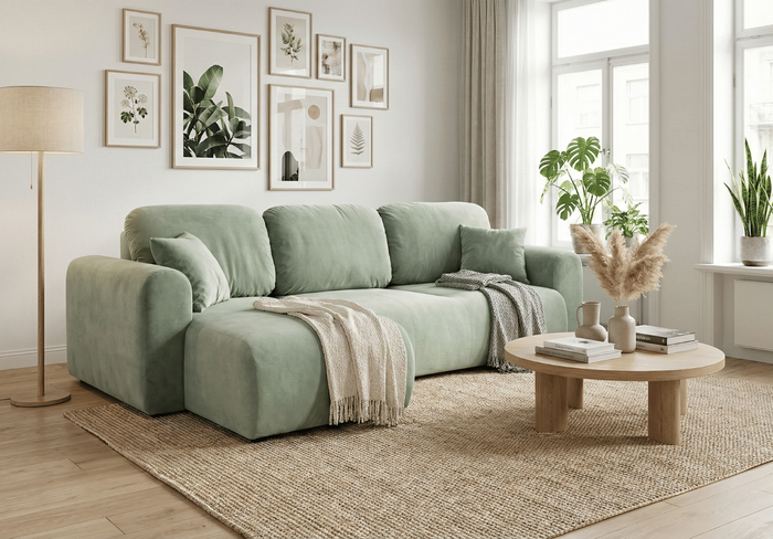 Ecksofa mit Schlaffunktion UNO 245 × 148 cm