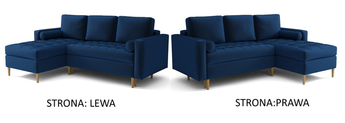 Ecksofa L-Form mit Schlaffunktion und Bettkasten 240x175x96 cm Moris