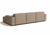 Ecksofa L-form, 3-Sitzer 284x102x70cm Lucas