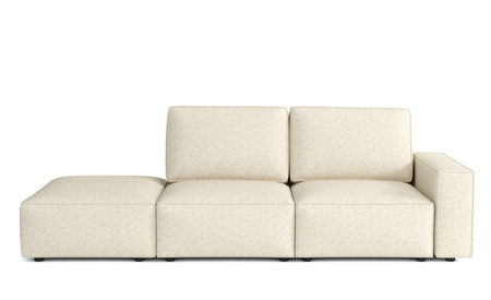 Modulare Sofa 3-Sitzer 255x102x90 cm Fergi Beige