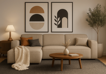 Ecksofa L-form, 3-Sitzer 284x102x70cm Lucas