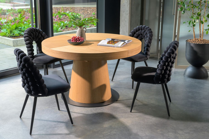 Runde Tisch, Esstisch, Holztisch T 74