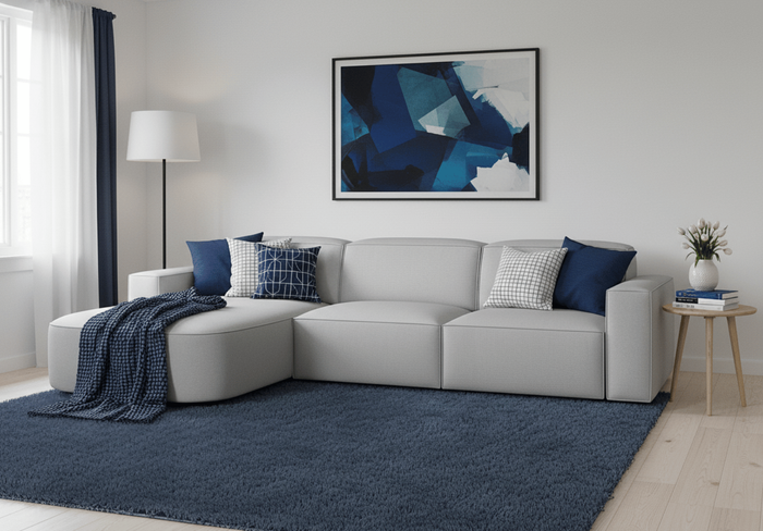 Ecksofa L-form, 3-Sitzer 284x102x70cm Lucas