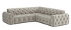 Ecksofa 254x254x80 cm Stil Chesterfield Candi