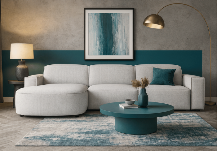 Ecksofa L-form, 3-Sitzer 284x102x70cm Lucas