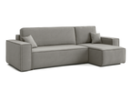 Ecksofa mit Schlaffunktion und Bettkasten L-form 244x142x80 cm Denis 