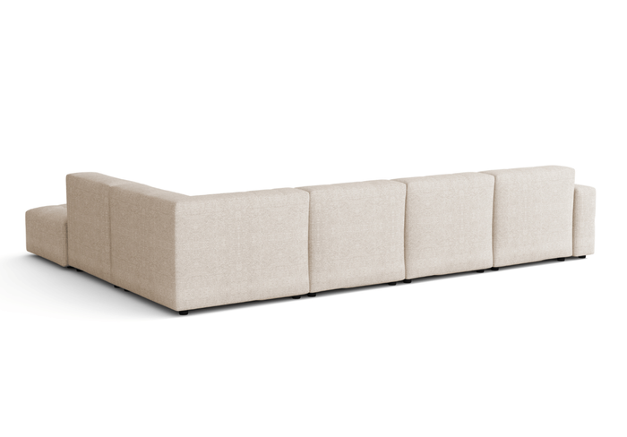 Ecksofa U-form links 364x262x70 cm modular Sofa Bergi 