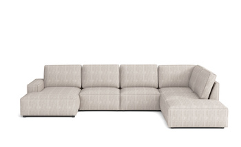 Ecksofa U-form Fergi 366x257x90 cm