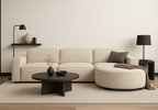 Ecksofa L-form, 3-Sitzer 284x102x70cm Lucas