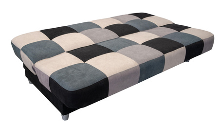 Sofa mit Schlaffunktion, Bettcouch, Schlafsofa mit Bettkasten Quadrat 190x58x98 cm