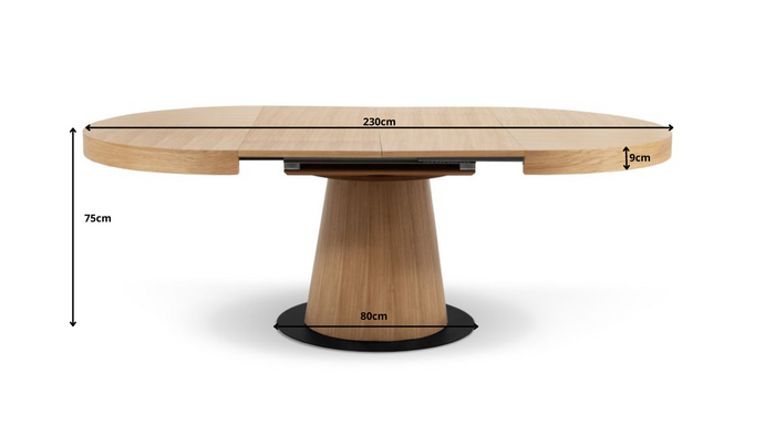 Runde Tisch, Esstisch, Holztisch T 74