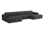 Ecksofa U-form mit eleganter Steppung CANDY 390x170 cm