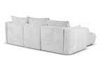Ecksofa mit Schlaffunktion und Bettkasten, L-form 255x165x91 cm Lola