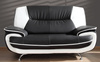 Sofa 2-Sitzer Couch Kunstleder Industrieleder 168x87x89 cm Onyx