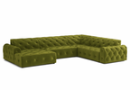 Ecksofa mit eleganter Steppung CANDY 334x254 cm