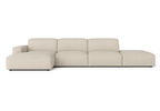 Ecksofa Rechts 4 Teile 341x102x70cm Lucas 
