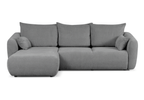 Ecksofa mit Schlaffunktion und Bettkasten, L-form 255x165x91 cm Lola