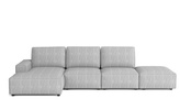 Modulare Ecksofa Links 341x166x90 cm L-form Fergi 