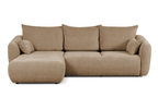 Ecksofa mit Schlaffunktion und Bettkasten, L-form 255x165x91 cm Lola
