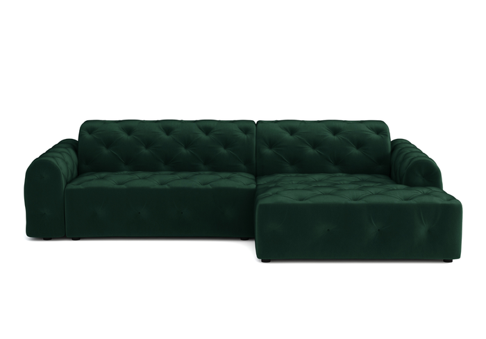 Ecksofa L-form 260x170x80 cm Chesterfield Candi