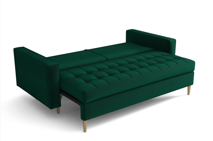 Schlafsofa mit Bettkasten 225 x 100 x 96 cm Moris