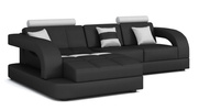 Eckcouch Eckgarnitur Kunstleder 294x187x87 cm Ecksofa Brix