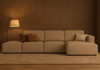 Ecksofa Rechts 4 Teile 341x102x70cm Lucas 