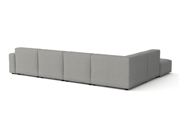 Ecksofa U-form links 364x262x70 cm modular Sofa Bergi 