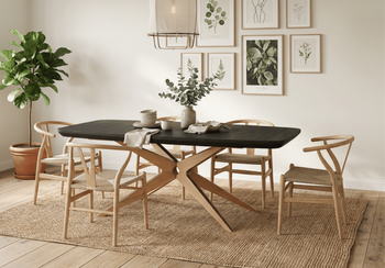 Ausziehbarer Eichentisch 110 cm x 200–300 cm, Modell T78