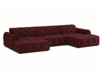 Ecksofa U-form mit eleganter Steppung CANDY 390x170 cm