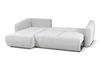 Ecksofa mit Schlaffunktion und Bettkasten, L-form 255x165x91 cm Lola