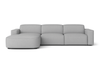 Ecksofa L-form, 3-Sitzer 284x102x70cm Lucas