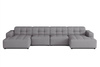 Ecksofa Bergi U-form 364x166x70 cm 