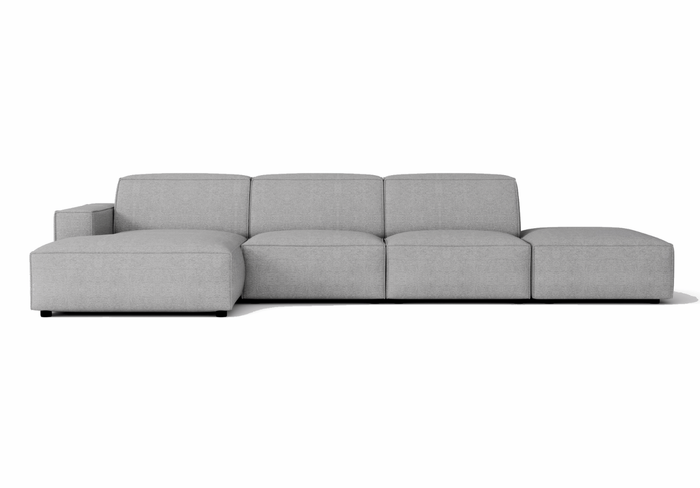 Ecksofa Rechts 4 Teile 341x102x70cm Lucas 