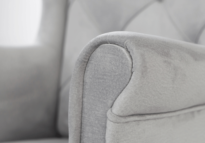 Rio gesteppter Sessel im skandinavischen Stil