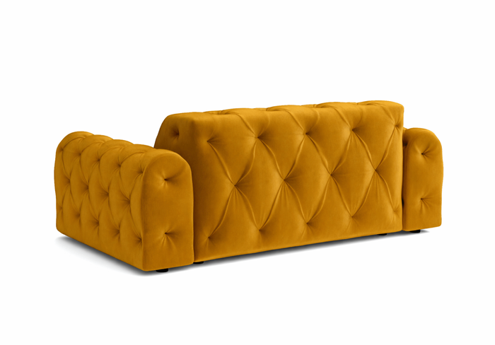 Zweisitzer-Sofa mit eleganter Steppung CANDY 190×107 cm