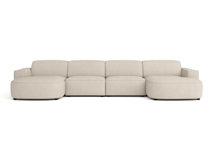  Ecksofa Modular U-form 364x166x70 cm Lucas 