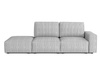 Modulare Sofa 3-Sitzer 255x102x90 cm Fergi Beige