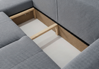 Ecksofa mit Schlaffunktion UNO 245 × 148 cm