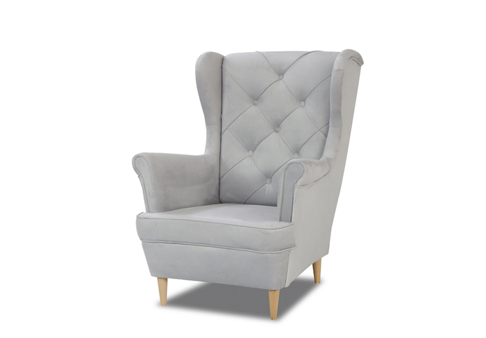 Rio gesteppter Sessel im skandinavischen Stil