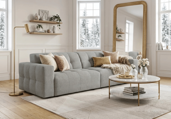 Sofa 244x102x70 cm Bergi Beige