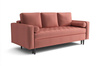 Schlafsofa mit Bettkasten 225 x 100 x 96 cm Moris 