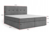 Boxspringbett mit Topper und Bettkasten, Polsterbett, Doppelbett, Bett Holly 