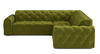 Ecksofa 254x254x80 cm Stil Chesterfield Candi